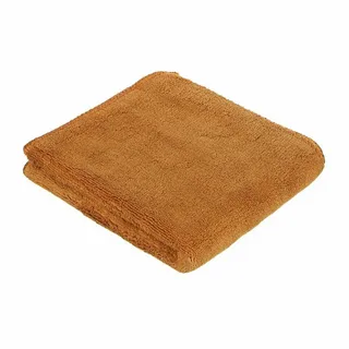 Салфетка из микрофибры коралловый вельвет, 30х30 см, пл. 300 гр/м2, коричневая, ультразвуковая обработка