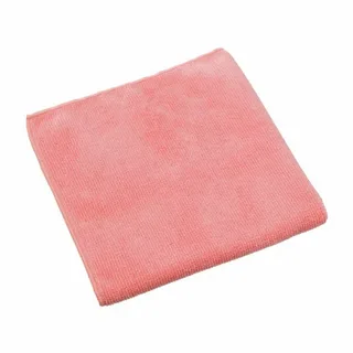 Салфетка из микрофибры коралловый вельвет, 30х30 см, пл. 300 гр/м2, лиловая, ультразвуковая обработка