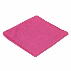 Салфетка из микрофибры коралловый вельвет, 30х30 см, пл. 300 гр/м2, розовая, ультразвуковая обработка